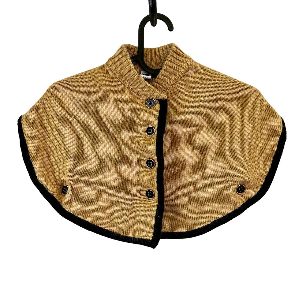 Janie and Jack Butterscotch Belle Sweater Cape Poncho Size 6-12 M